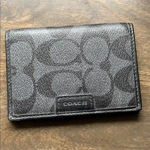 Coach Men’s Heritage Signature Slim ID wallet